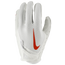 Nike Vapor Jet 7.0 Receiver Gloves - Men's White/White/Team Orange