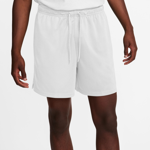 

Nike Mens Nike Club Flow Mesh Shorts - Mens White/Black Size XL