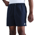 Nike Club Flow French Terry Shorts - Nike Obsidian/White