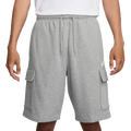 Nike Club Cargo Shorts - Nike Dark Grey Heather/White Light Smoke