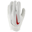 Nike Vapor Jet 7.0 Receiver Gloves - Men's White/White/University Red