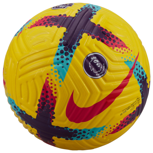 

Nike Nike PL Flight Soccer Ball - Adult Hi Vis Yellow/Purple/Red Size 5