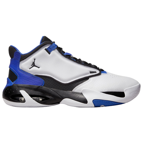 

Jordan Mens Jordan Max Aura 4 - Mens Basketball Shoes White/Black/Hyper Royal Size 10.0