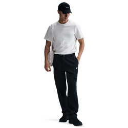 Men's - Nike Open Hem Club Pants - Black/Black/White