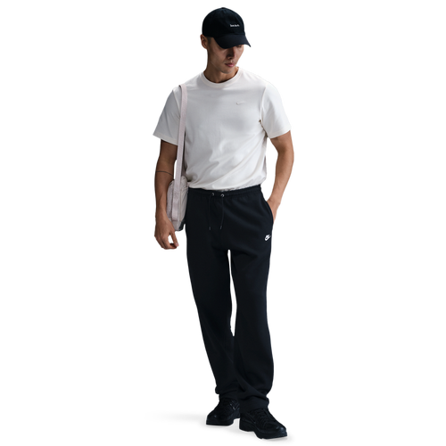 MENS - Nike Open Hem Club Pants - Black/White