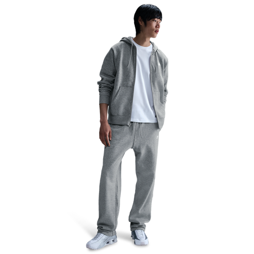 MENS - Nike Open Hem Club Pants - Lt Smoke Grey/Dk Heather White