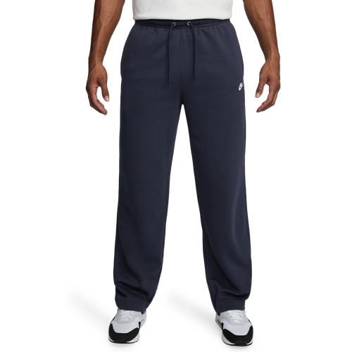 MENS - Nike Open Hem Club Pants - Obsidian/White