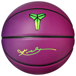 Adult - Nike Mambacurial Premium Basketball - Black/Red Plum/Electric Green