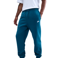 Men's - Nike Club Joggers - Green Abyss/White/Green Abyss