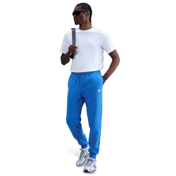Men's - Nike Club Basketball Joggers - Lt Photo Blue/Lt Photo Blue/White