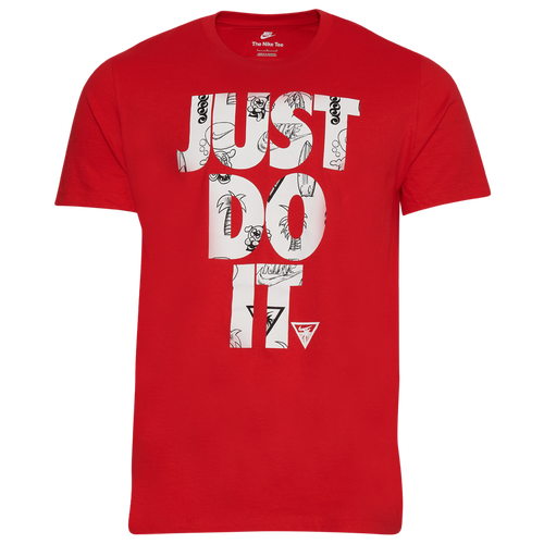 

Nike Beach Party T-Shirt - Mens Red/White Size XL