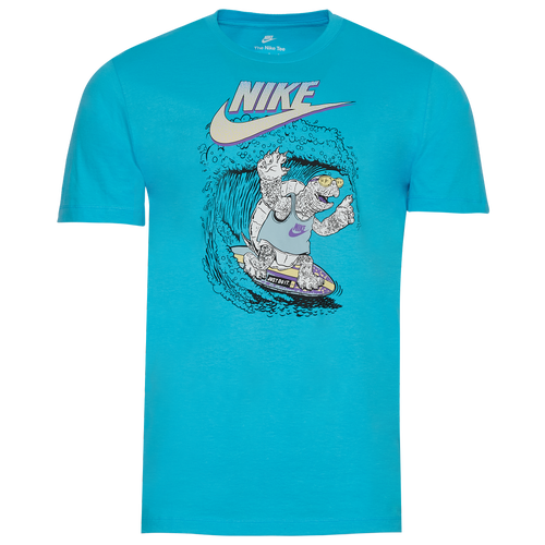 

Nike Mens Nike Sun Splash Turtle T-Shirt - Mens Baltic Blue Size L