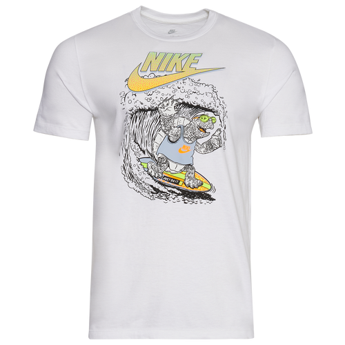 

Nike Mens Nike Sun Splash Turtle T-Shirt - Mens White Size L
