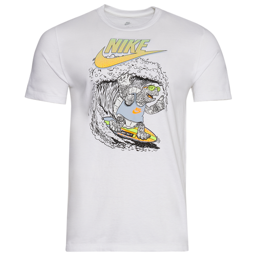 

Nike Mens Nike Sun Splash Turtle T-Shirt - Mens White Size S