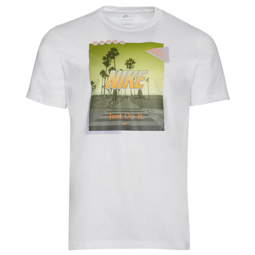 

Nike Mens Nike Sun Splash Beach T-Shirt - Mens White Size XS