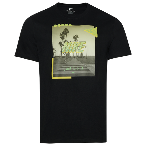 

Nike Mens Nike Sun Splash Beach T-Shirt - Mens Black/Yellow Size M