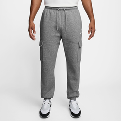 Men's - Nike Club BB Cargo Pants - Light Smoke Grey/Dark Grey Heather/White