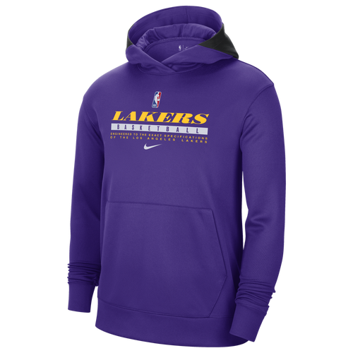 

Nike Mens Nike Lakers Spotlight Pullover Fleece Hoodie - Mens Field Purple/Black Size M