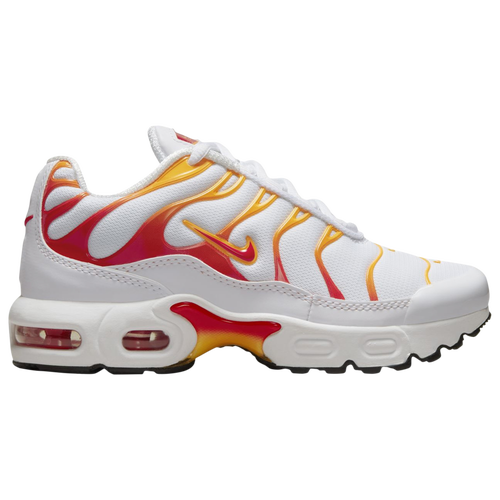 Nike Boys Air Max Plus RMSTR Shoes University Red Safety Orange White Size 02.0