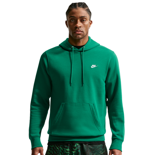Nike Club BB Pull Over Hoodie - Nike Malachite/White