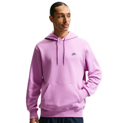 Men's - Nike Club BB Pull Over Hoodie - Lt Magenta/Lt Magenta/Midnight Navy
