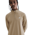 Nike Club Fleece Half-Zip - Nike Parachute Beige/White