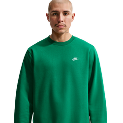 Men's - Nike Club Crew - Malachite/White