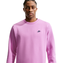 Men's - Nike Club Crew - Lt Magenta/Midnight Navy