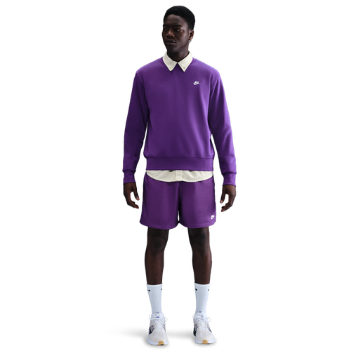 MENS - Nike Club Basketball Crew - Wild Grape/White