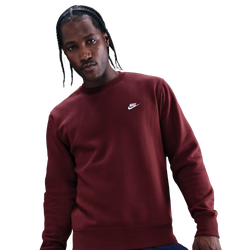 Men's - Nike Club Crew - Dark Team Red/White