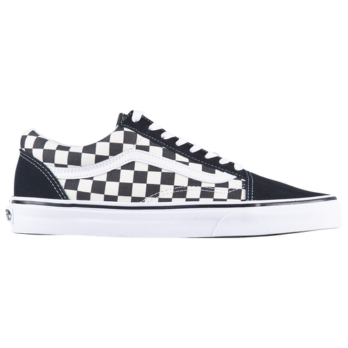 

Boys Vans Vans Old Skool Checker Shoes - Boys' Grade School Shoe Black/White Size 05.0
