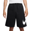 Nike Solo Swoosh Fleece Shorts - Nike White/Black