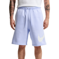 Nike Solo Swoosh Fleece Shorts - Nike Blue/White