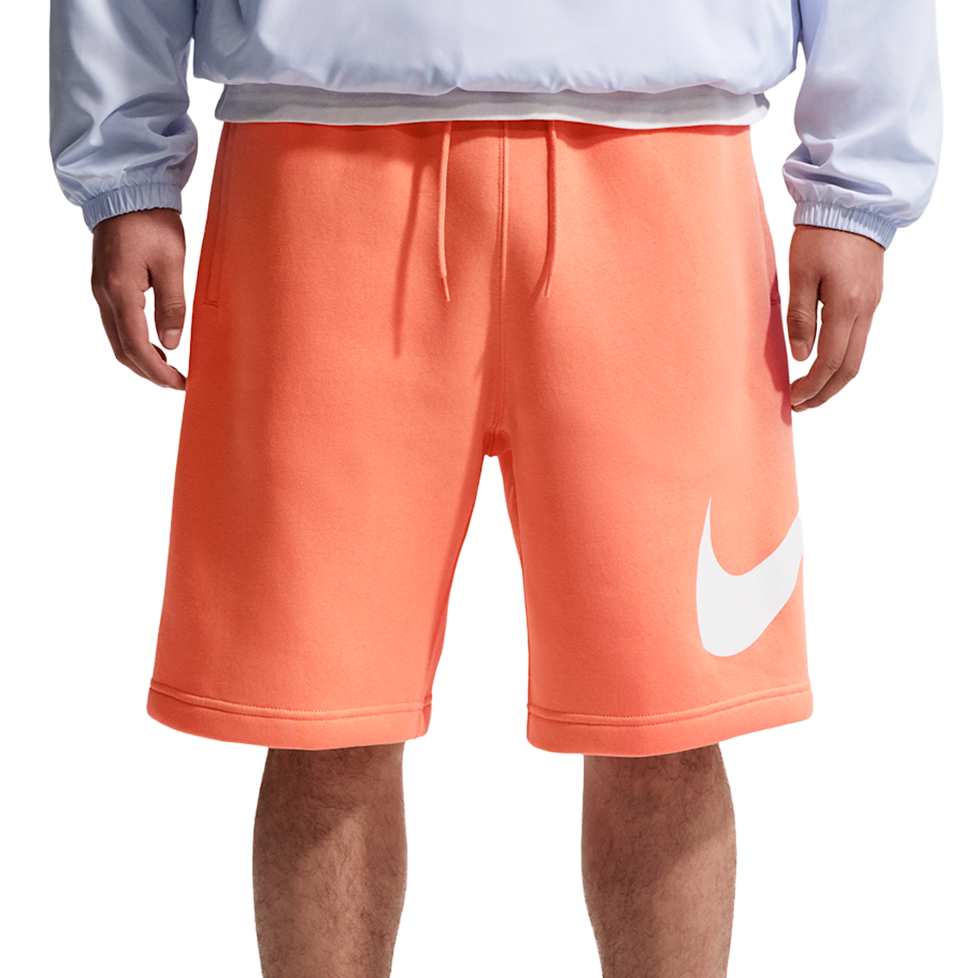 Nike Solo Swoosh Fleece Shorts - Men's | Foot Locker