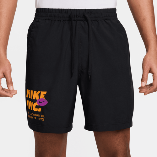 

Nike Mens Nike Dri-FIT Graphic Form Short 7 - Mens Training Shoes Black/Multi Size M