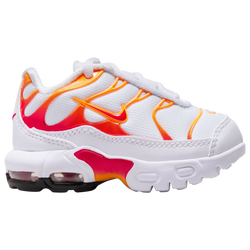 Boys' Toddler - Nike Air Max Plus ES - Safety Orange/White/University Red