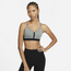 Nike Plus Size V-Neck Bra - Women's Smoke Grey/Black/White