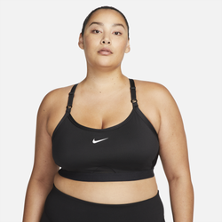 Women's - Nike Plus Dri-FIT Indy U-Neck Bra - Black