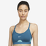 Nike Plus Dri-FIT Indy U-Neck Bra - Women's Teal
