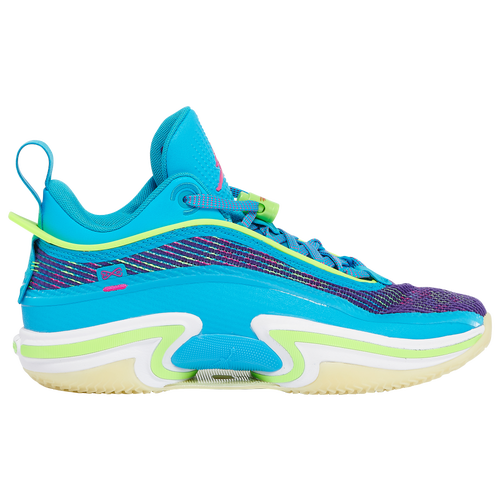 

Jordan Mens Jordan Air Jordan XXXVI Low - Mens Basketball Shoes Purple/Green/Blue Size 09.0