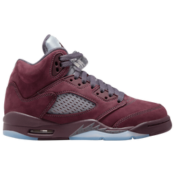 Boys' Grade School - Jordan Air Jordan 5 Retro SE - Metallic Silver/Deep Burgundy/Light Graphite