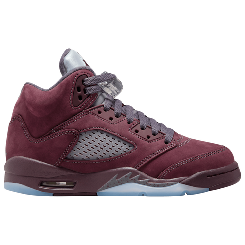 Jordan Kids' Boys  Air  5 Retro Se In Deep Burgundy/lt Graphite/metallic Silver