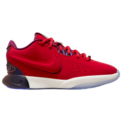 Boys' Grade School - Nike Lebron XXI SE - Maroon/Blue/Red