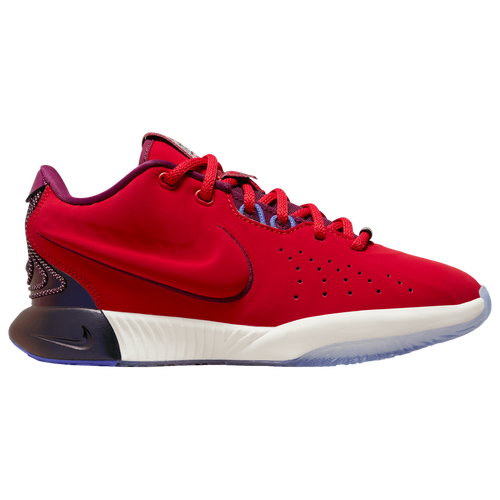 Shop Nike Boys  Lebron Xxi Se In Maroon/blue/red