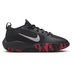 Boys' Grade School - Nike Isofly - Black/Mtlc Silver/Univ Red