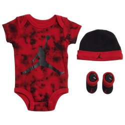 Boys' Infant - Jordan Tie Dye 3 Piece Set - Red/Black
