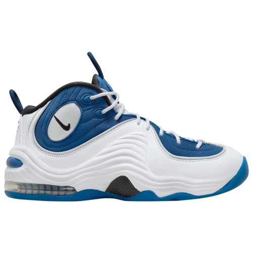 

Nike Mens Nike Air Penny II - Mens Basketball Shoes White/Blue Size 11.0