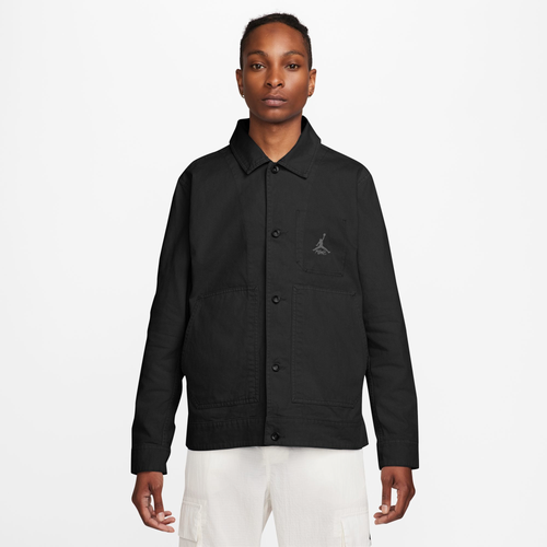 Jordan Mens  Essential Statement Chicago Jacket In Black/black