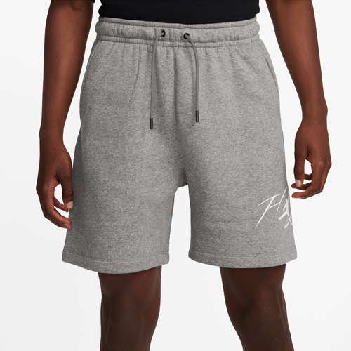 

Jordan Mens Jordan Essential Fleece HBR Shorts - Mens White/Carbon Heather Size S