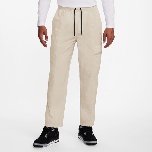 Shop Jordan Mens  Essential Woven Pants In Light Brown
